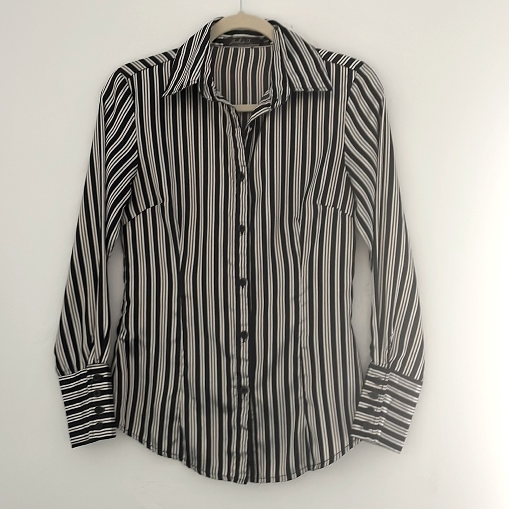 Dressy Blouse | silk | Stripes